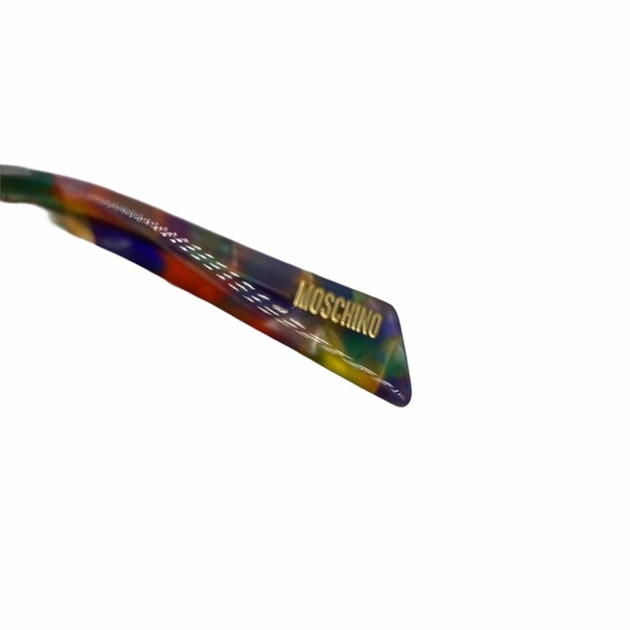 Moschino Gold Tone Butterfly Sunglasses New